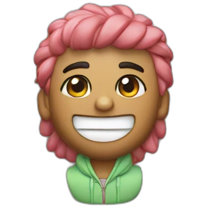 Drake barette multicolor emoji