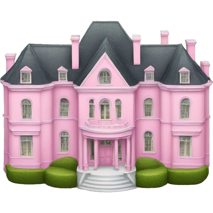 Large pink mansion  emoji