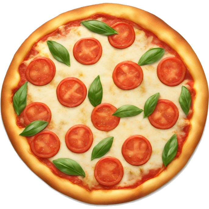 A pizza margherita  emoji