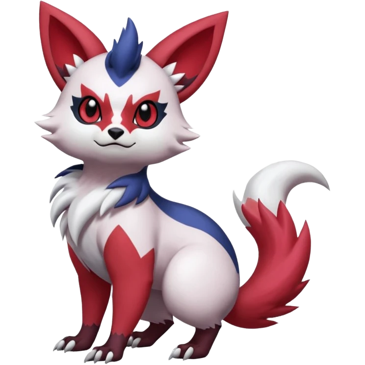 Absol-Noibat-Zorua-Furret-Zangoose-fusion-animal-Fakémon-hybrid-creature  emoji