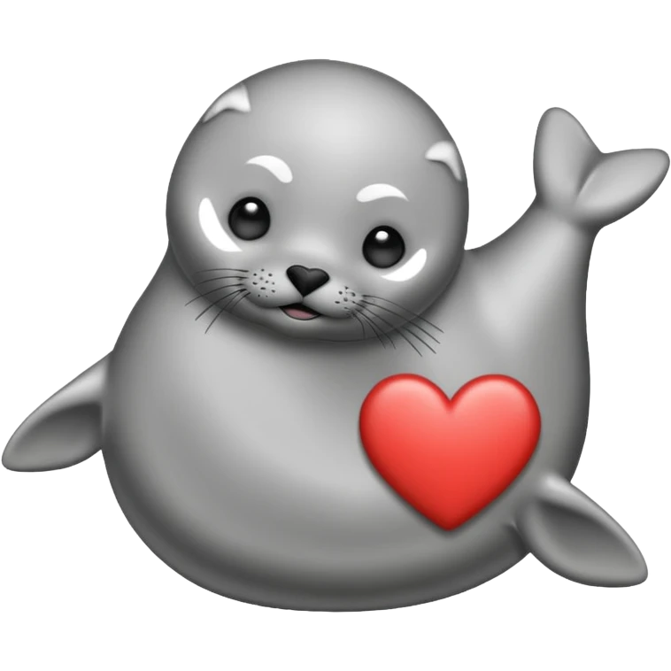 seal with a heart  emoji