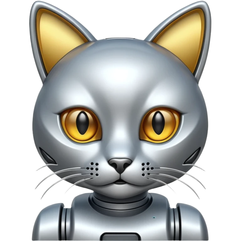 Make cat robot emoji