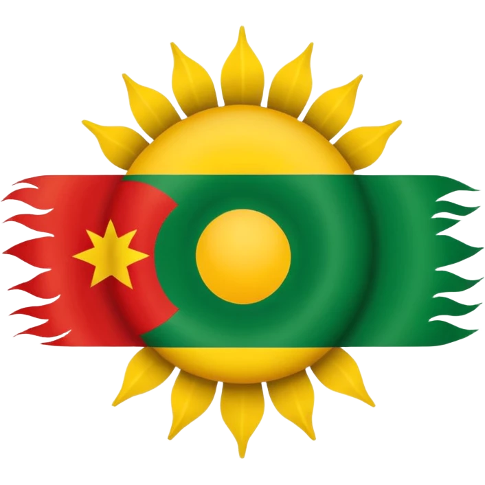 Kurdish flag emoji