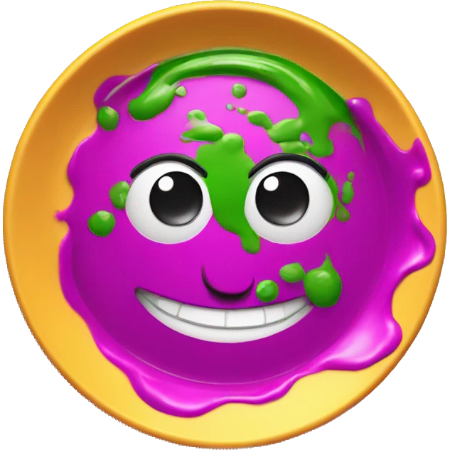 holi gulaal in plate emoji