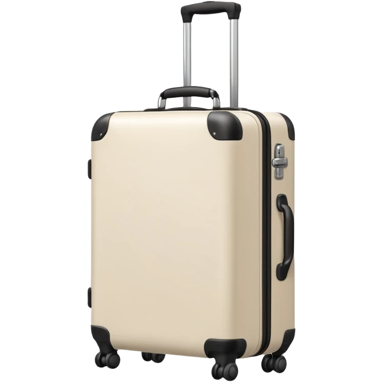 aesthetic ivory minimal suircase with wheels emoji