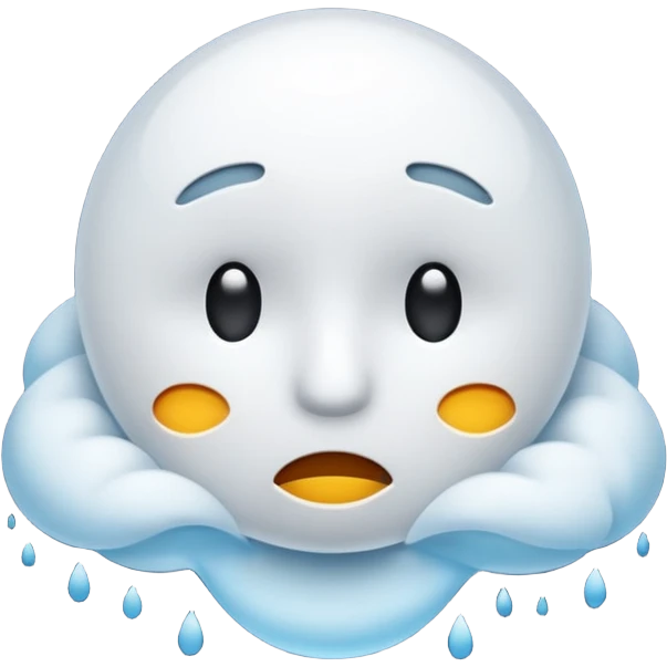 the air escaping emoticon that makes you feel so empty and light emoji