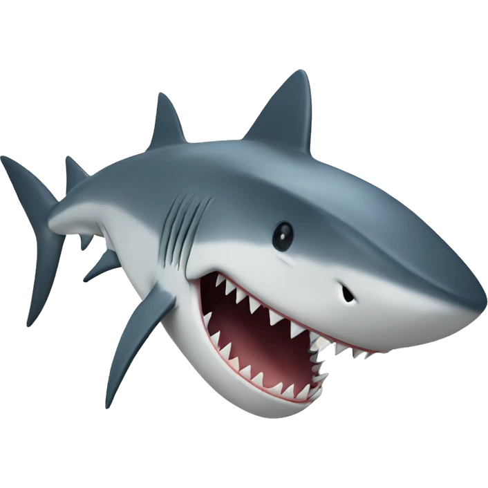 shark with topha emoji