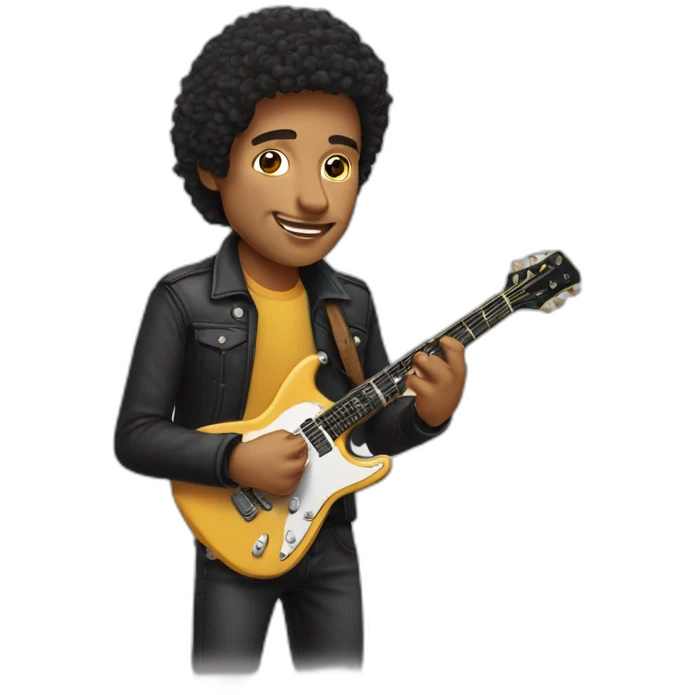 humnel acevedo, guitar player emoji