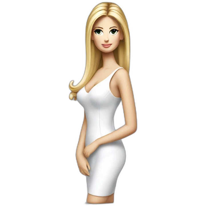 Sultry ivanka trump tall figurine emoji