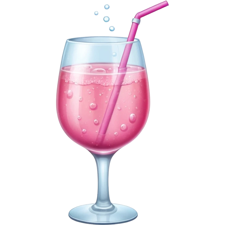 🍷alter emoji into pink drink  emoji