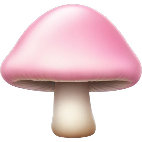 pastel pink mushroom  emoji