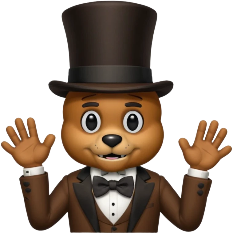 Make Freddy from fnaf emoji