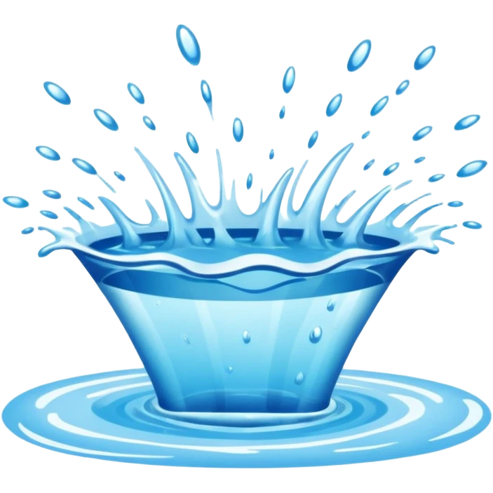 water splash from jumping into swimming pool emoji