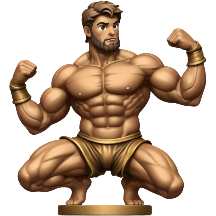 atlas bronze statue emoji