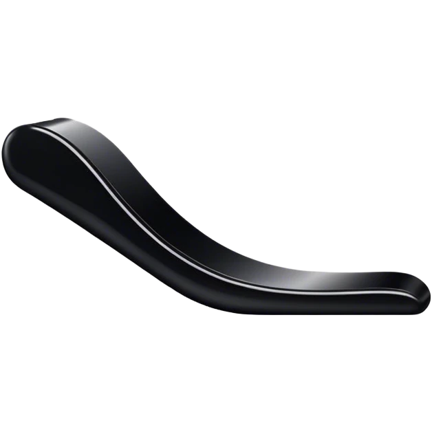 Black slide emoji