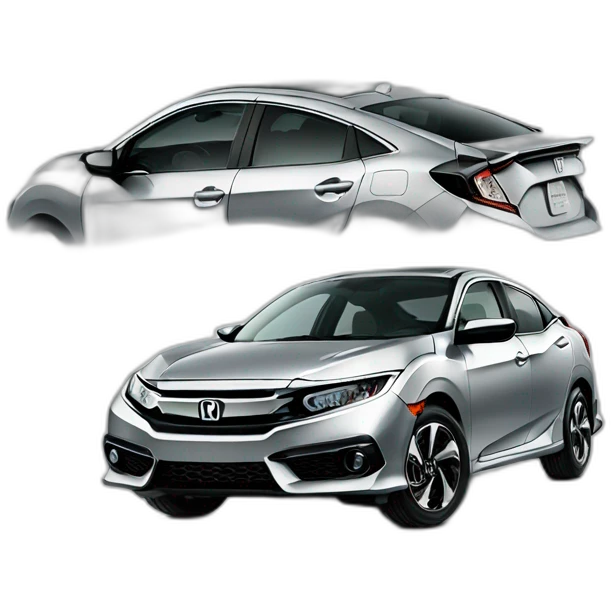2016 Honda civic silver emoji