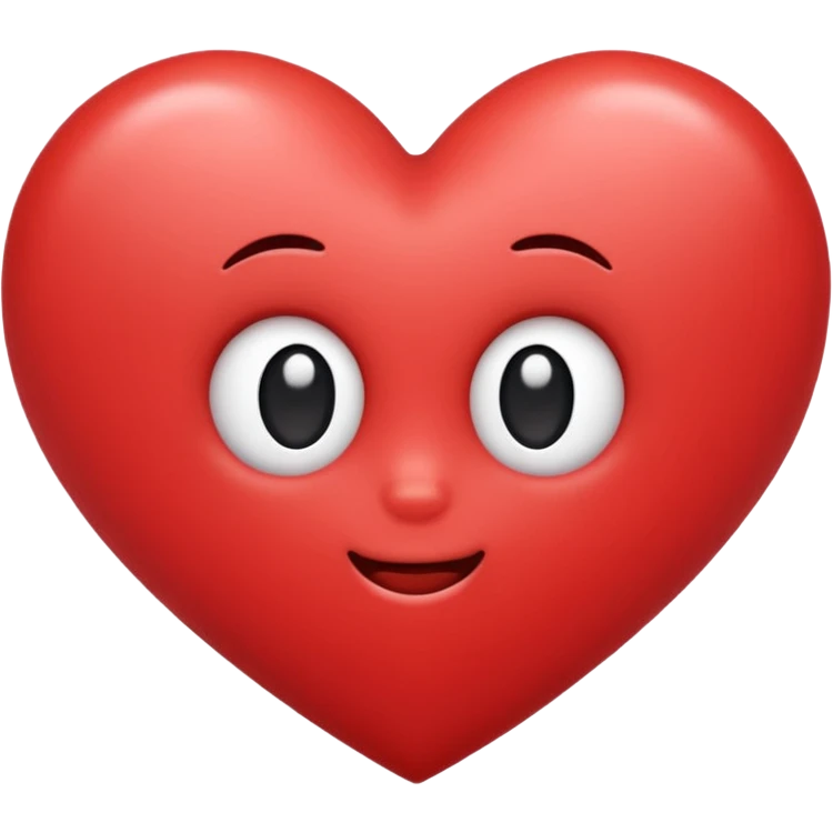 Cute heart emoji