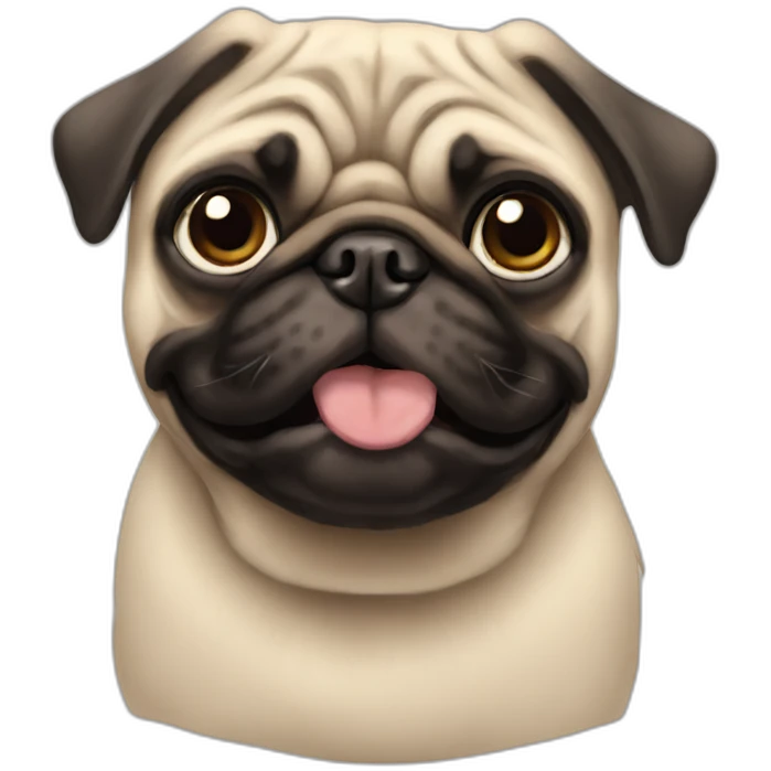 Pug emoji