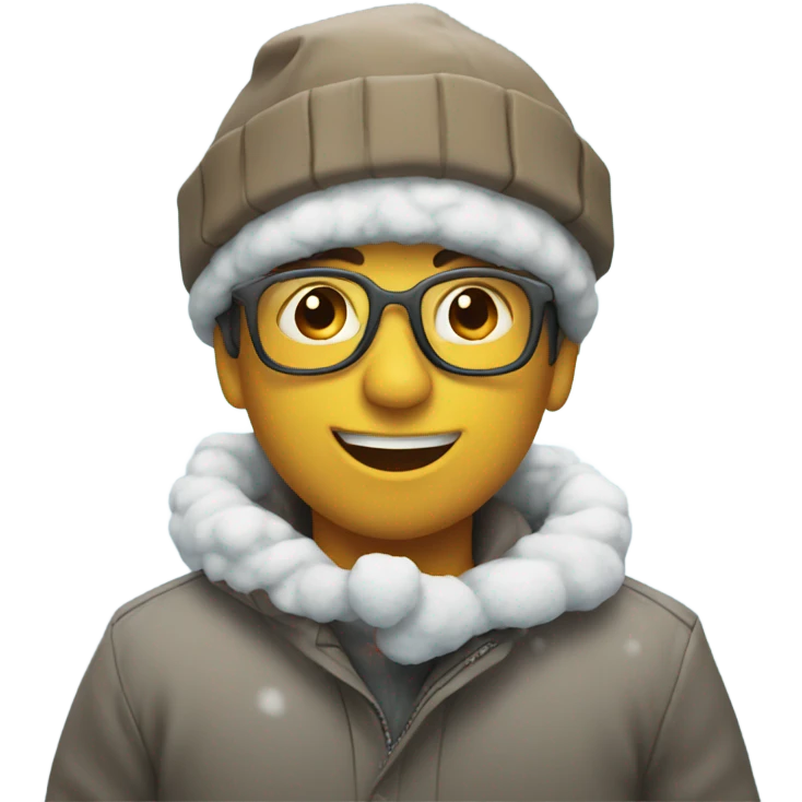 Snow emoji