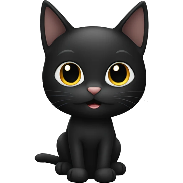 Black cat ešte emoji
