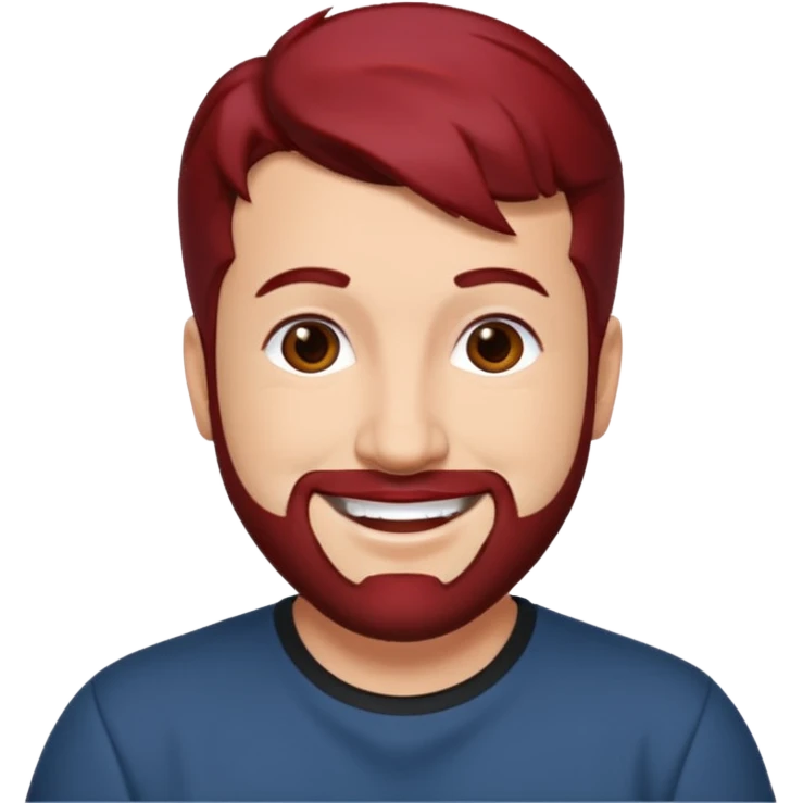 Joey Fatone dark red hair emoji