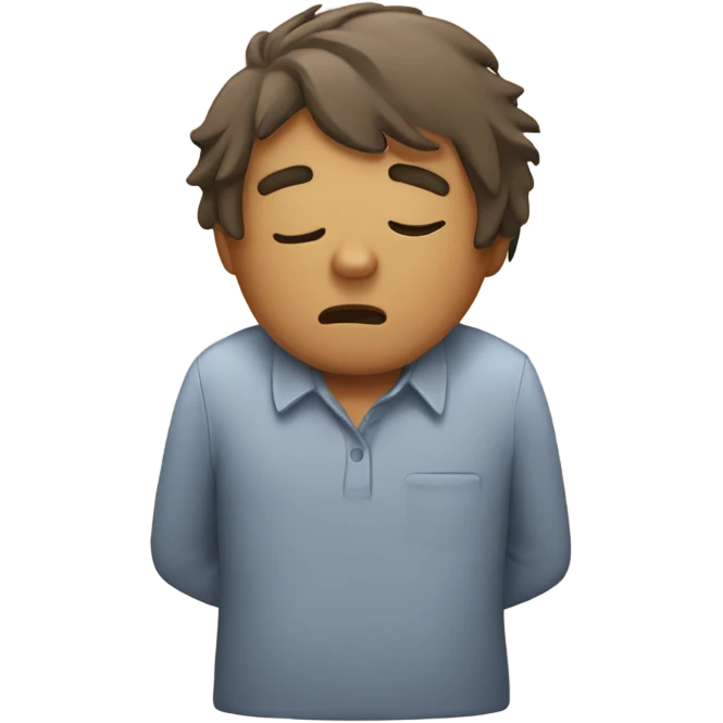 Exhausted  emoji