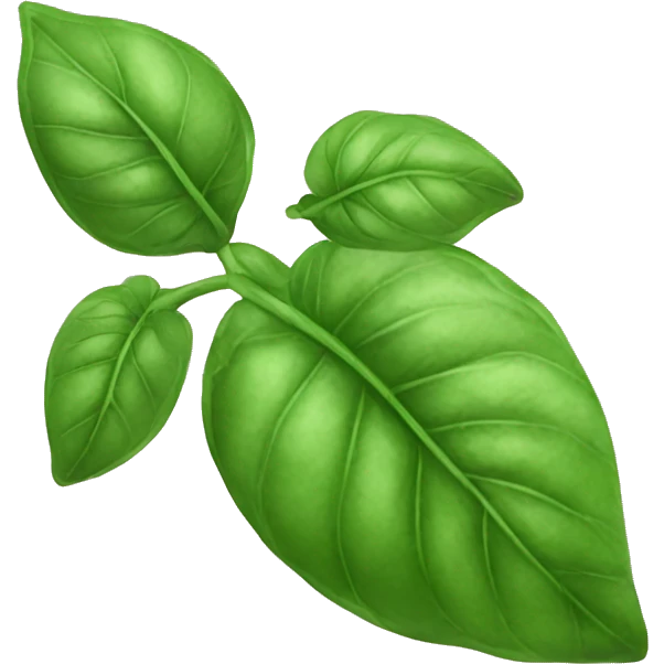 basil leaves emoji