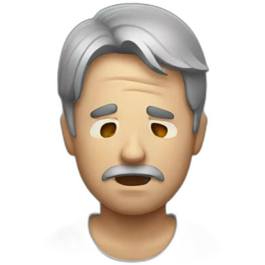 man in pain emoji