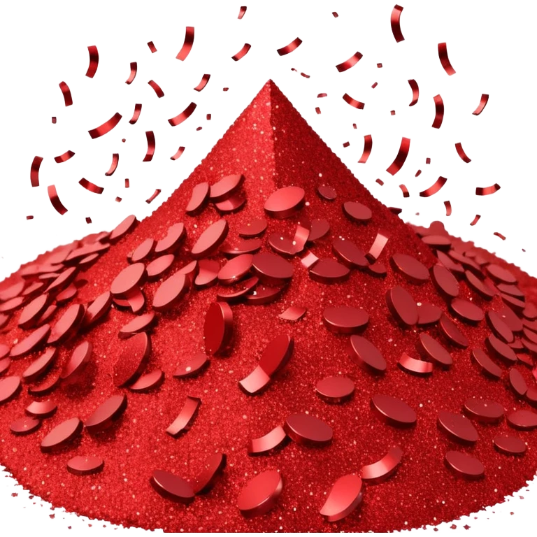 glitter red office emoji