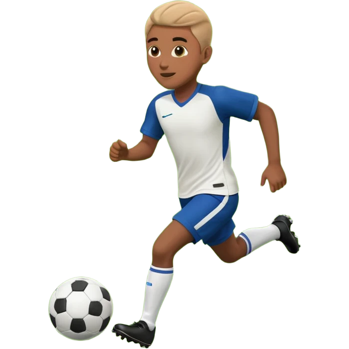 Lamine Yamal playing soccer emoji