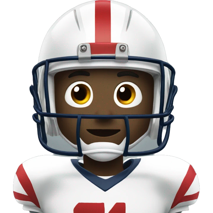 Football wearing football playing football emoji