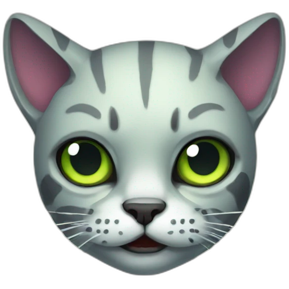 Zombie cat emoji