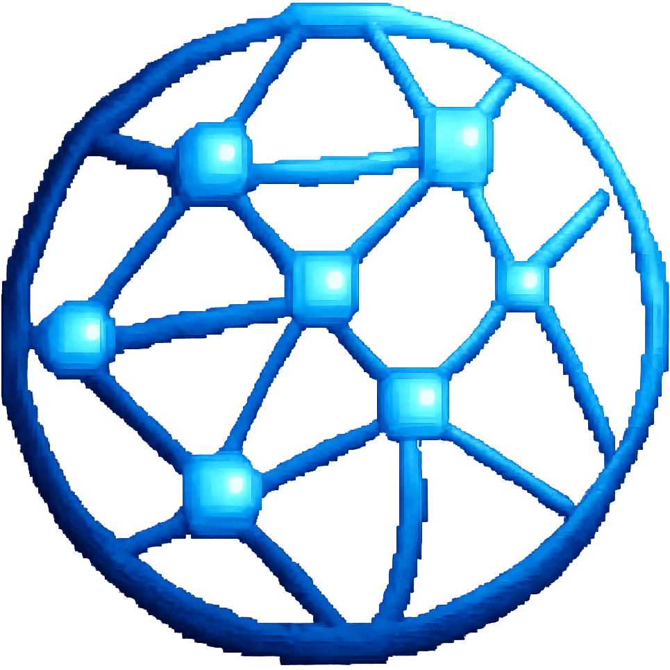 Add more 3D depth and realism to this network globe icon, enhance shading, lighting, and subtle reflections, keep pixel art influence, and maintain a transparent background. emoji