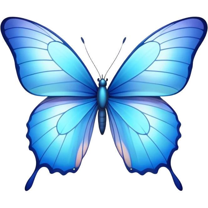 Blue Butterfly emoji