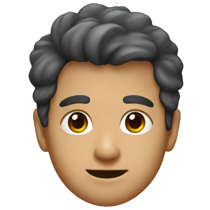 portrait of a male with mole emoji