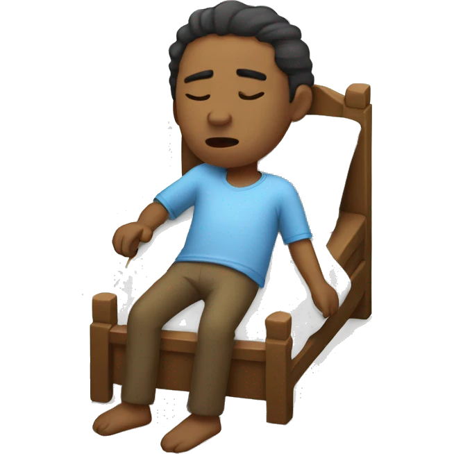 Tired and sleeping  emoji