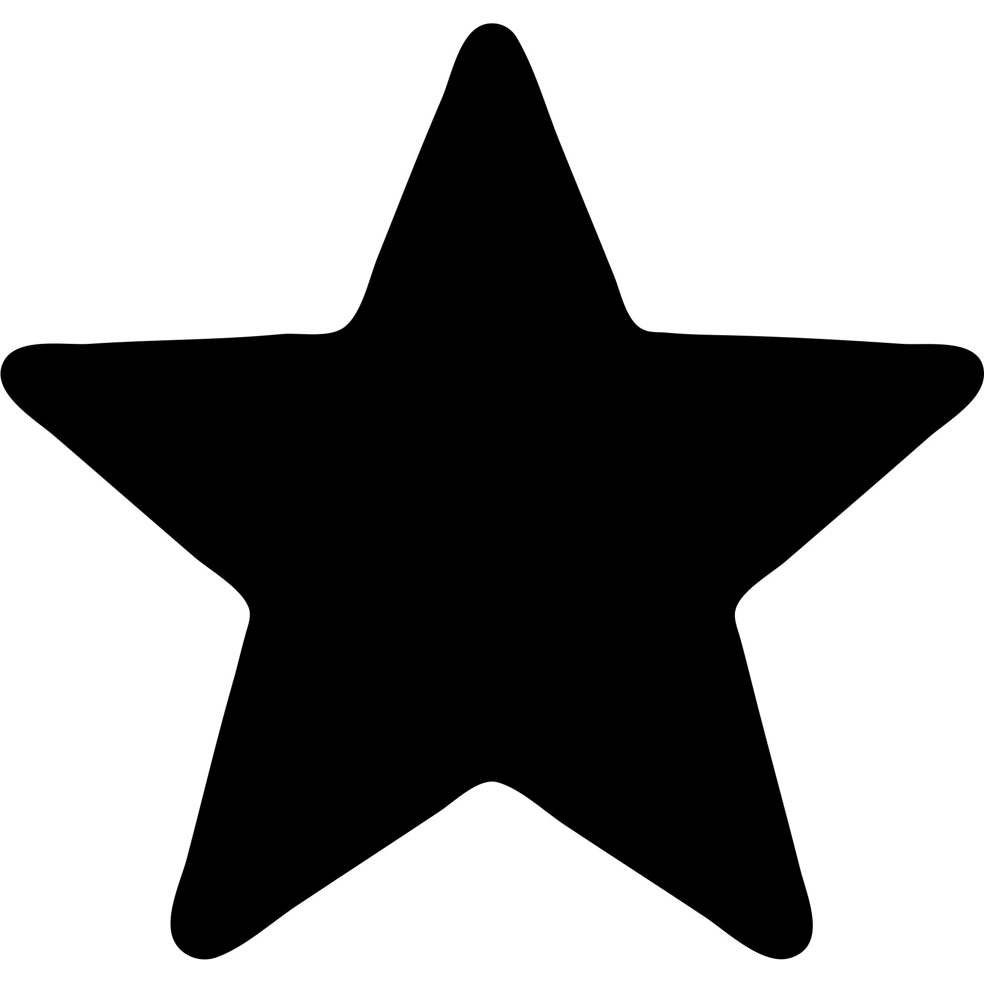 solid filled icon of a star emoji