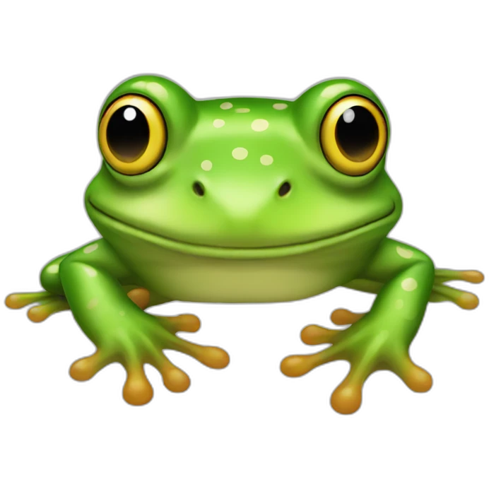 clown green frog emoji