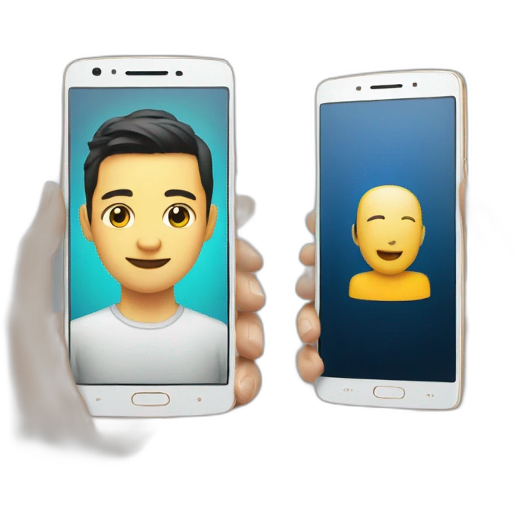 Mobile device oppo emoji
