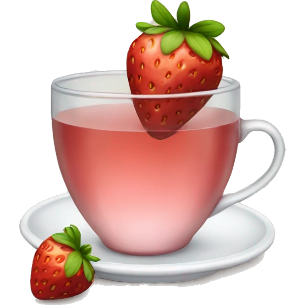 strawberry tea emoji