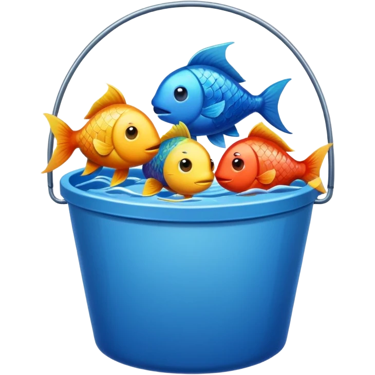 fishes in bucket emoji