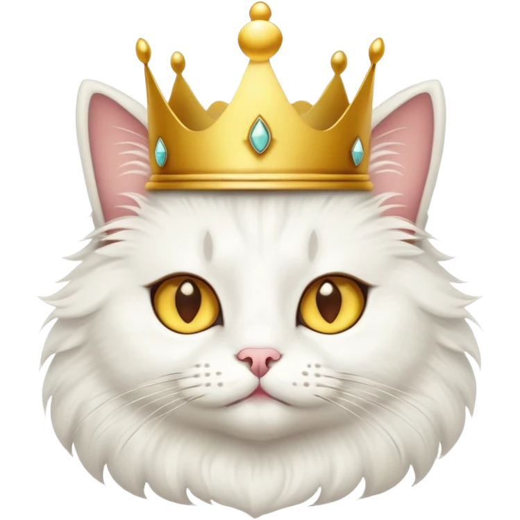 gatto con la corona  emoji