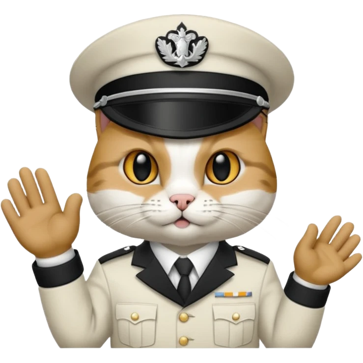 Un chat qui fait un doigt d’honneur emoji