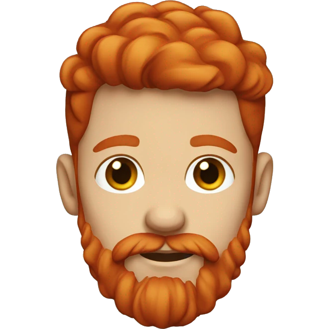 red head boy with spanish beard emoji