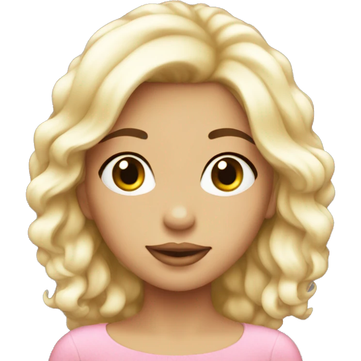 coquette girl pink emoji