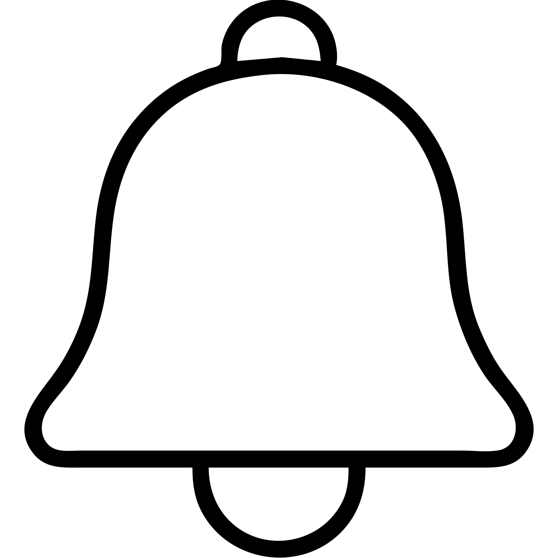 bell icon, minimal outline style, modern look emoji