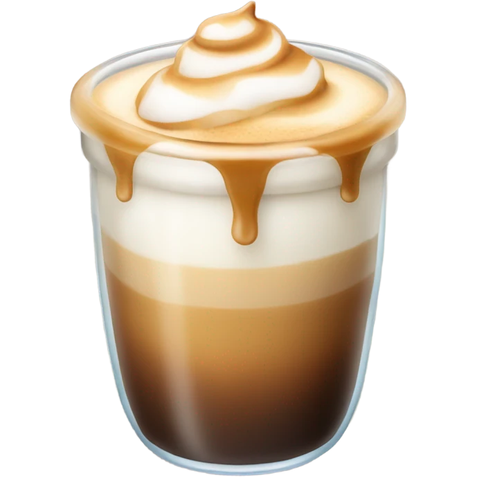 Iced latte emoji
