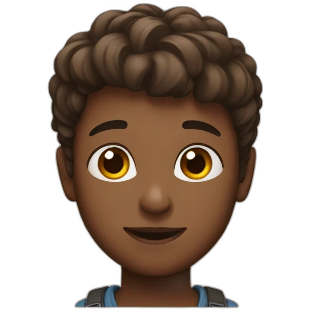 Boy with a emoji