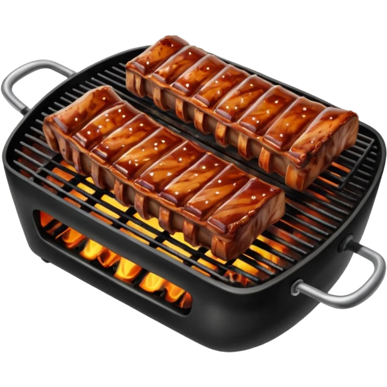 bbq ribs on grill emoji