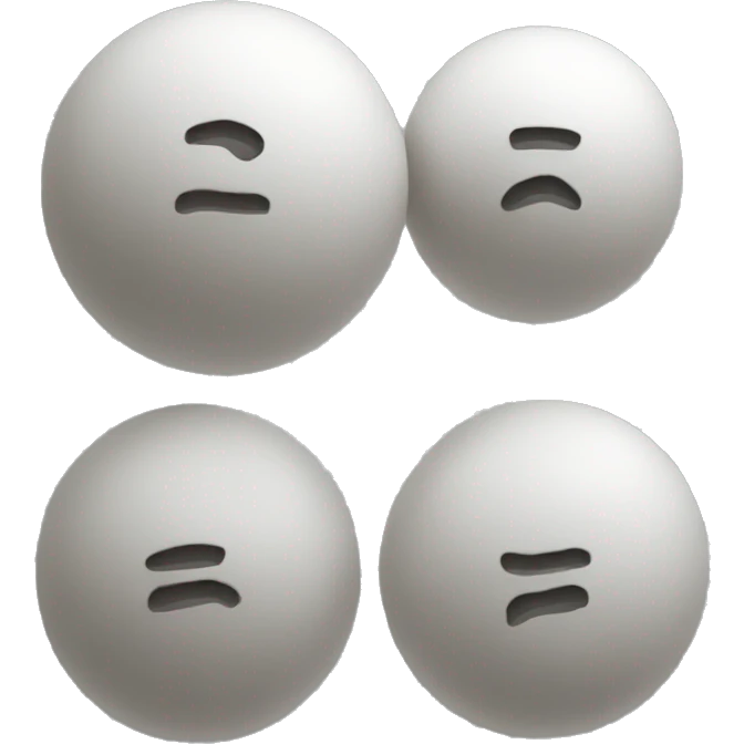 two balls and a cylinder on top emoji